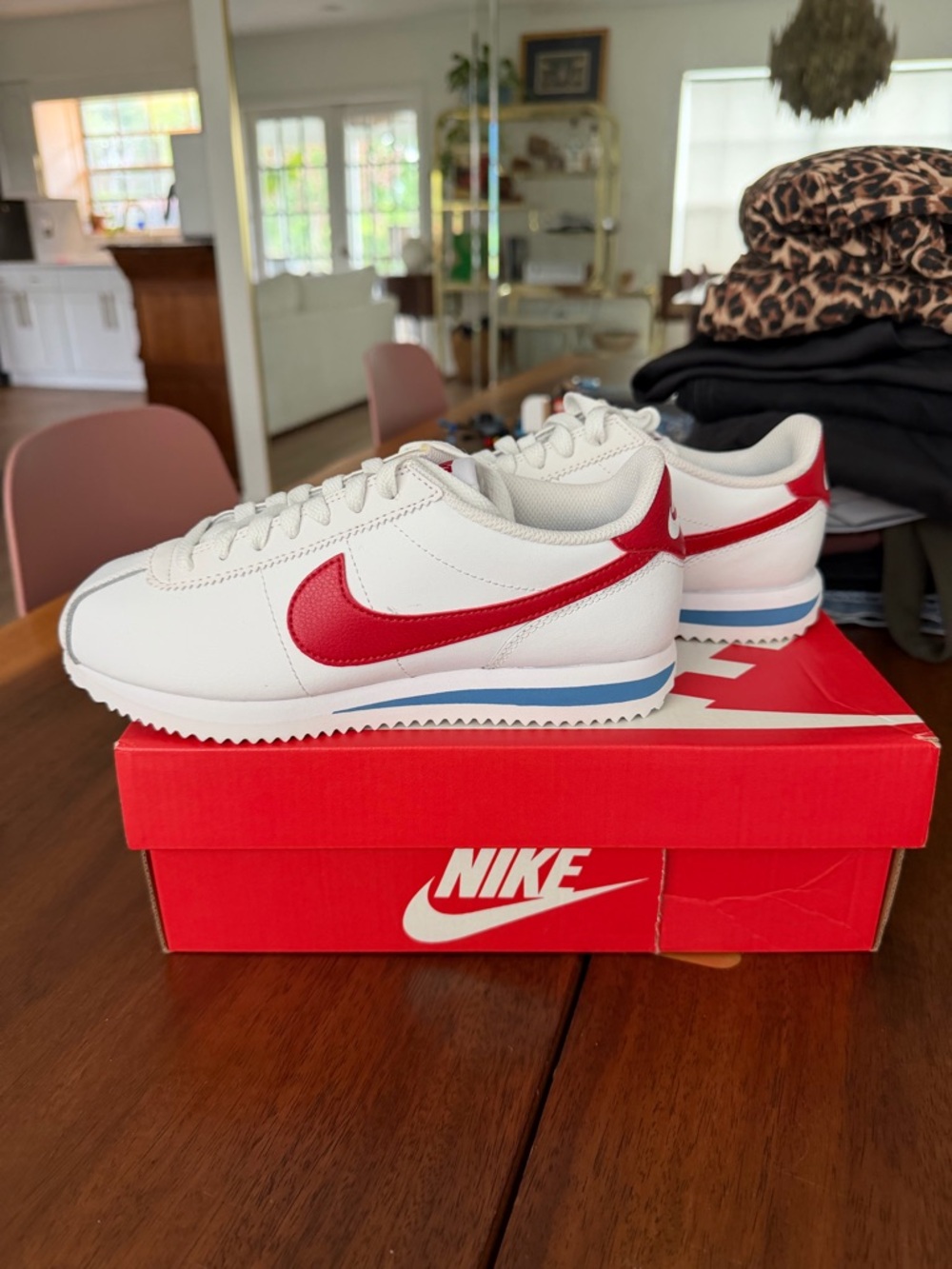 Nike Cortez “Forrest Gump” colorway red white blue classic 70s